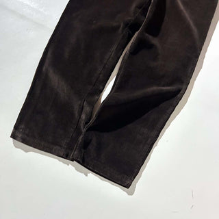 00's SAVANE ブラウン ワイド コーデュロイ パンツ