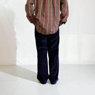 90's LANDS' END 2タック ワイド コーデュロイ パンツ