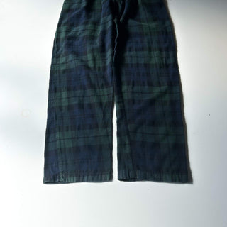 00's RALPH LAUREN ブラックウォッチ チェック ドローコード パジャマ パンツ