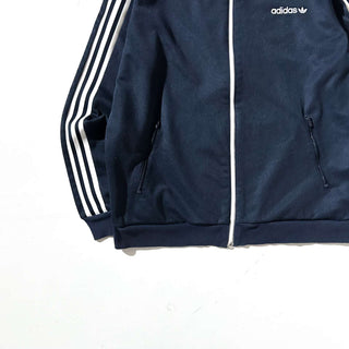 adidas ネイビー ライン トラック ジャケット