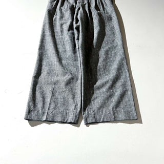 90's FRONT LINE レーヨン カスリ柄 3タック スラックス