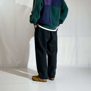 00's MEMBER'S MARK ブラック ドローコード ワイド スウェット パンツ