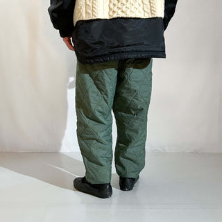 70's U.S.AIR FORCE CWU-9/P セージグリーン キルティング ライナー パンツ