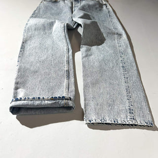 90's "made in USA" LEVI'S 501 ケミカルウォッシュ ストレート デニム パンツ