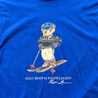 00's RALPH LAUREN "SKI×POLO BEAR" プリント Tシャツ