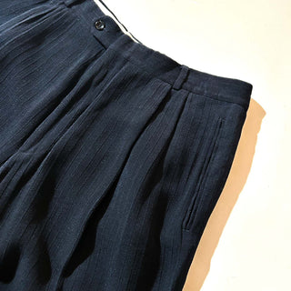 90's～00's SOKRATES OMEGA レーヨン×バージンウール 2タック スラックス