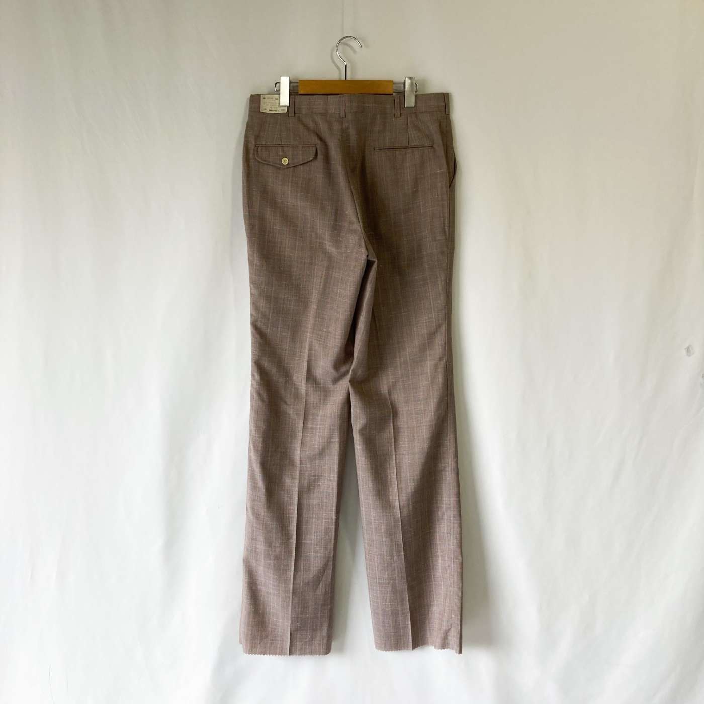 "Dead Stock" 70's "made in USA" Tailor's Bench チェック フレアスラックス