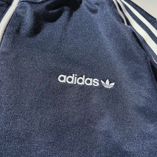adidas ネイビー ライン トラック ジャケット
