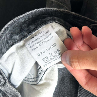 00's RUSTLER "1点物" ストレート ブラック デニム パンツ