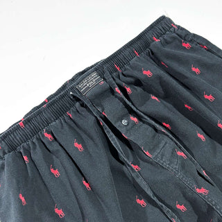 90's～ OLD RALPH LAUREN ドローコード 総柄 パジャマ パンツ