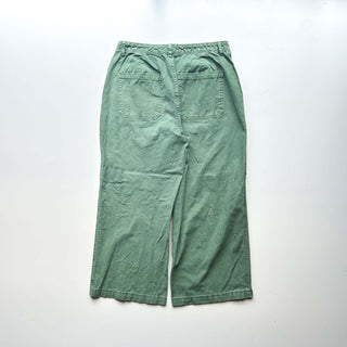 00's オリーブ ワイド ベイカー パンツ
