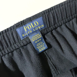 00's RALPH LAUREN ブラック ドローコード パジャマ パンツ