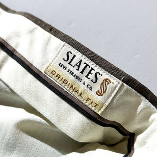 90's Levi's "SLATES" ライトブラウン 2タック スラックス