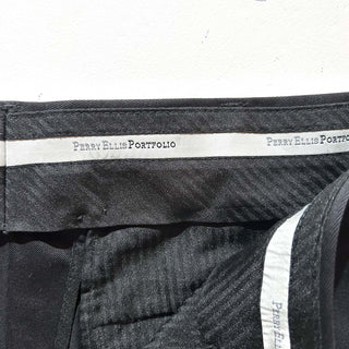 90's～00's PERRY ELLIS PORTFOLIO ブラック スラックス