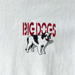 90's "made in USA" BIG DOGS "The Godfather×BIG DOGS" パロディ 両面プリント Tシャツ