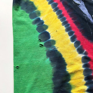 00's "made in USA" ZION "Bob Marley" タイダイ 両面プリント Tシャツ