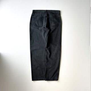 00's RUSTLER "1点物" ストレート ブラック デニム パンツ