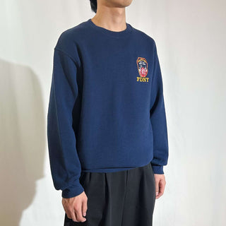 90's～00's Fruit of the Loom "FDNY" ワンポイント スウェット シャツ