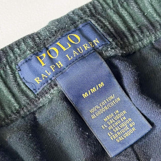 00's RALPH LAUREN ブラックウォッチ チェック ドローコード パジャマ パンツ