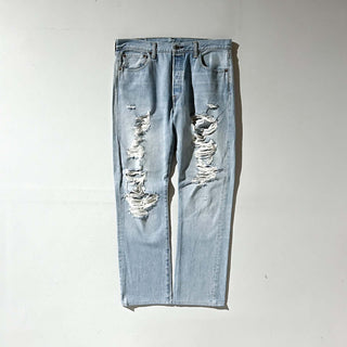 00's Levi's 501 ボロ ダメージ デニム パンツ