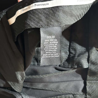 90's～00's PERRY ELLIS PORTFOLIO ブラック スラックス
