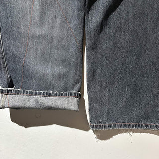 00's no boundaries "Snowboarder Graphics" スケーター ワイド デニム パンツ