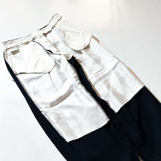 90's～00's SOKRATES OMEGA レーヨン×バージンウール 2タック スラックス