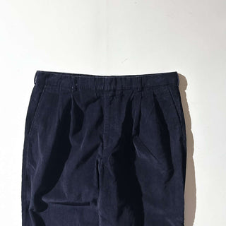 90's LANDS' END 2タック ワイド コーデュロイ パンツ