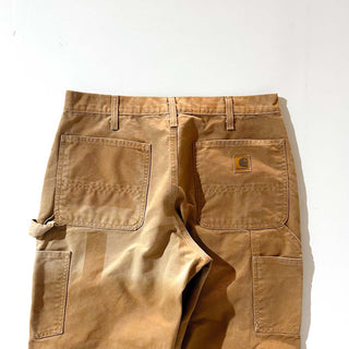 00's Carhartt フェード ダック ペインター パンツ(ブラウン)