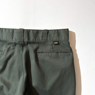 70's "made in USA" LEE "42Talon" オリーブ ワーク パンツ