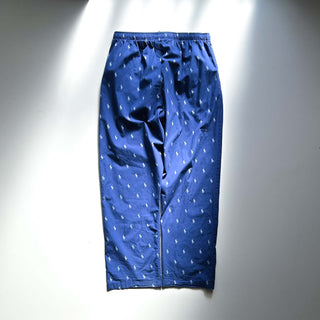 00's RALPH LAUREN 総柄 ドローコード ワイド パジャマ パンツ