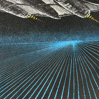 ～90's "made in USA" ONEITA "SR-71" フェード 両面プリント Tシャツ