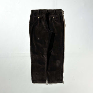 00's SAVANE ブラウン ワイド コーデュロイ パンツ