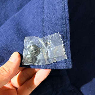 00's "dead stock" Ralph Lauren チンストラップ エルボーパッチ シャモア L/Sシャツ