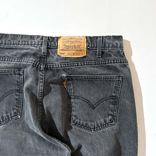 90's Levi's 560 "Loose Fit" ブラック デニム パンツ