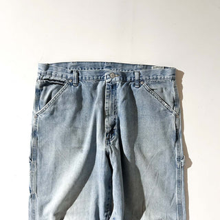 00's Wrangler アイスブルー ワイド ペインター デニム パンツ