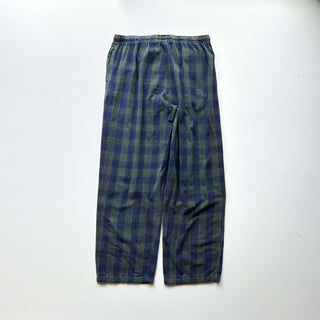 00's croft＆barrow マルチチェック ドローコード ワイド パジャマ パンツ