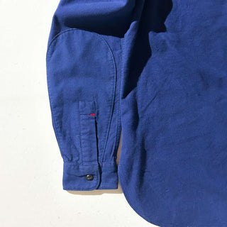 00's "dead stock" Ralph Lauren チンストラップ エルボーパッチ シャモア L/Sシャツ