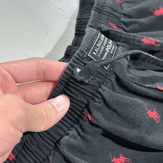 90's～ OLD RALPH LAUREN ドローコード 総柄 パジャマ パンツ