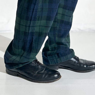 00's RALPH LAUREN ブラックウォッチ チェック ドローコード パジャマ パンツ