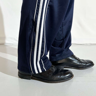 00's NBN GEAR ネイビー×ホワイト ドローコード トラック パンツ