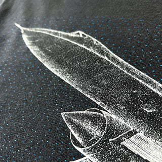 ～90's "made in USA" ONEITA "SR-71" フェード 両面プリント Tシャツ