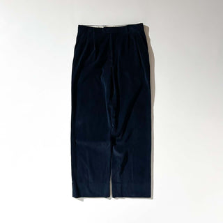 ～90's "made in ITALY" FIX-LINE 2タック 細畝 コーデュロイ パンツ