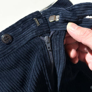 ～90's "made in ITALY" FIX-LINE 2タック 細畝 コーデュロイ パンツ