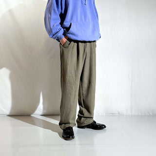 90's Levi's "SLATES" ライトブラウン 2タック スラックス