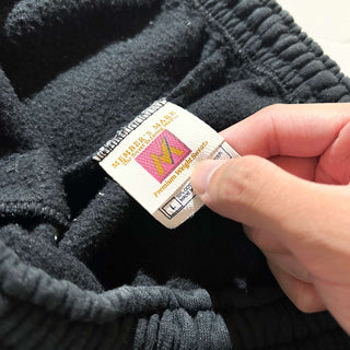 00's MEMBER'S MARK ブラック ドローコード ワイド スウェット パンツ