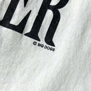 90's "made in USA" BIG DOGS "The Godfather×BIG DOGS" パロディ 両面プリント Tシャツ