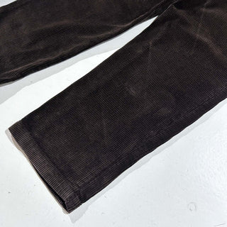 00's SAVANE ブラウン ワイド コーデュロイ パンツ