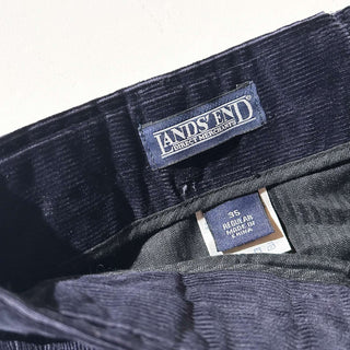 90's LANDS' END 2タック ワイド コーデュロイ パンツ