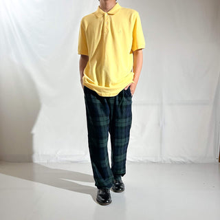 00's RALPH LAUREN ブラックウォッチ チェック ドローコード パジャマ パンツ